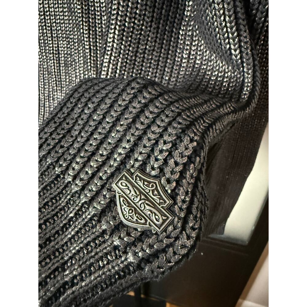 Harley-Davidson Ladies Graphite Metallic Pullover Sweater Size 2XL - Picture 5 of 7